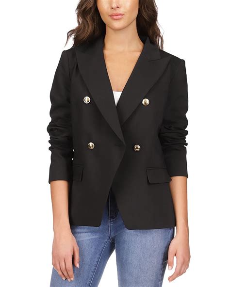 michael kors karierter blazer|michael kors double breasted blazer.